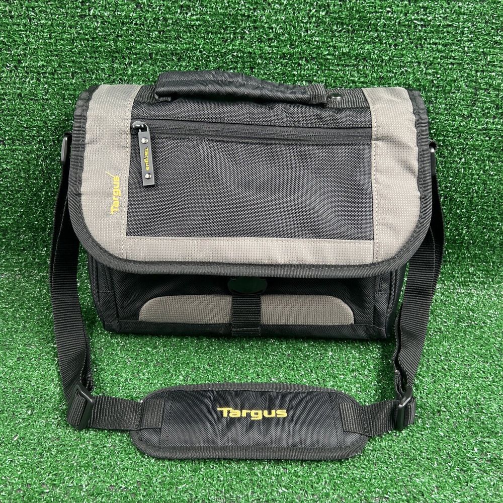 TARGUS Messenger‎ Bag City Gear Mini For Most Tablets Black Gray